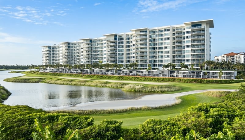 Modern real estate development at Coastal Cabana EC